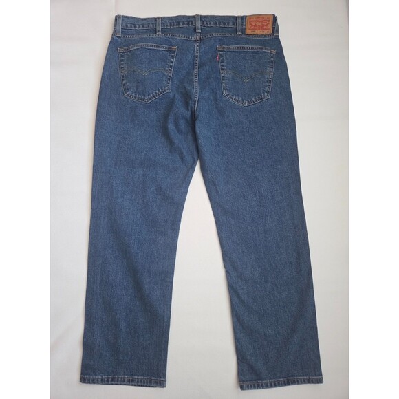 Levi Strauss & Co. Men's 559 Straight Jeans Size 38x30, Relaxed Fit, Medium Wash - Picture 4 of 7